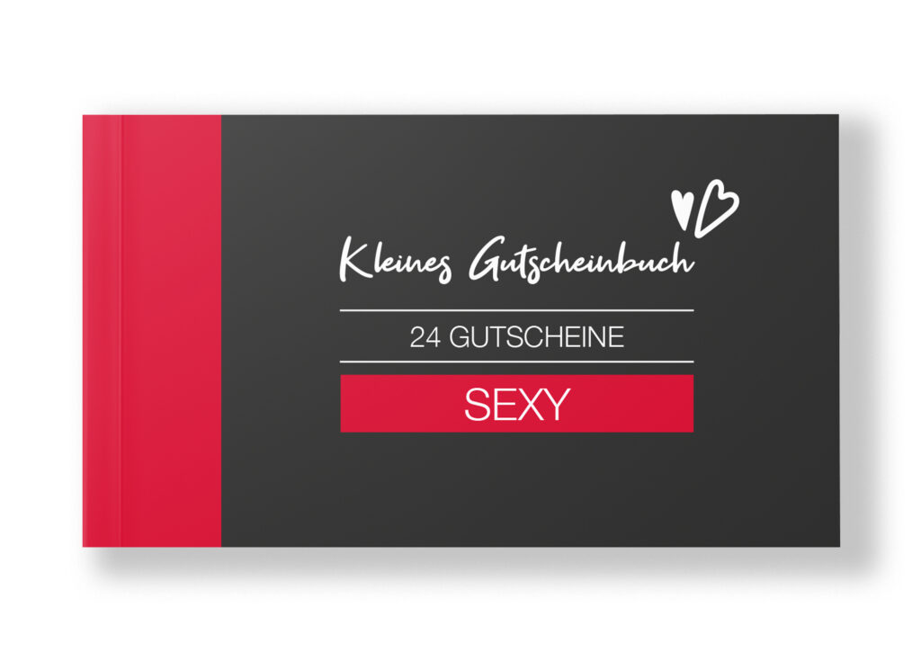 Kleines Gutscheinbuch Sexy als Geschenk zum Valentinstag