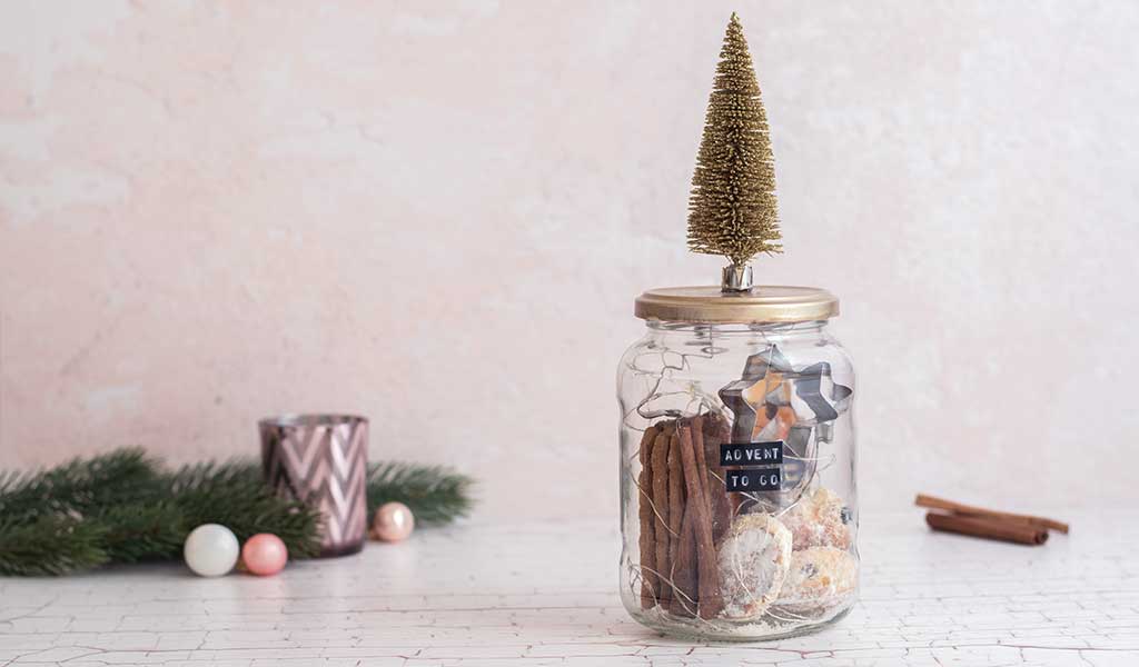 Advent im Glas - Kleine weihnachtliche Geschenkidee