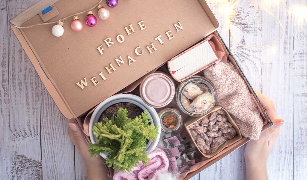 Christmas in a Box - Geschenkbox mit kleinen Weihanchtsgeschenken