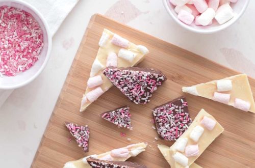 Selbstgemachte Schokoladeals DIY Last Minute Geschenk