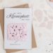 Karte mit DIY Samenpapier als kleines Mitbringsel