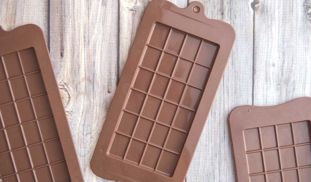 Silikon Formen um Schokolade selber zu machen