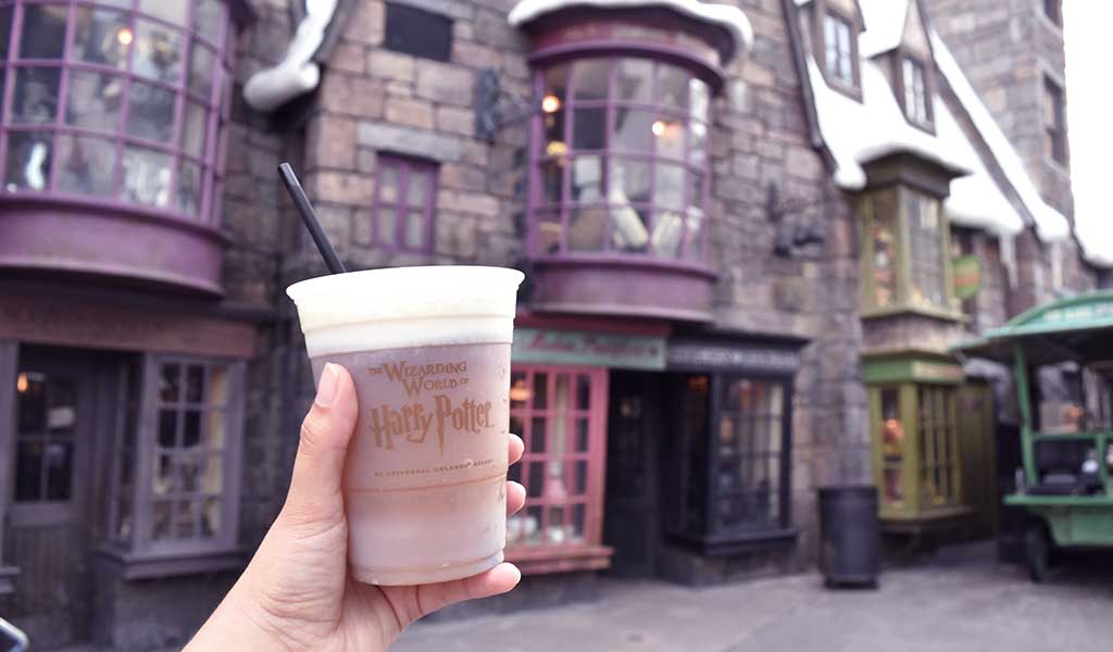 Butterbier in der Wizarding World in Orlando