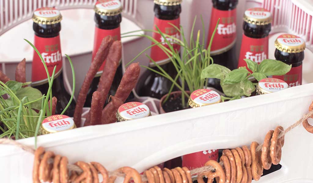 Biergarten als vatertagsgeschenk basteln