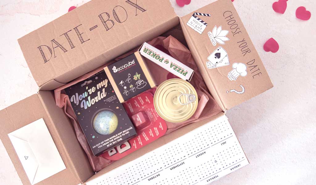 Date Box als Geschenk zum Valentinstag