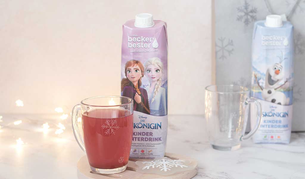 Frozen Getränk Geschenkset für Weihnachten als Wichtelgeschenk