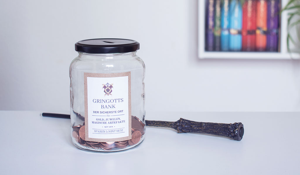 Spardose im Gringots Design als Harry Potter Geschenkidee