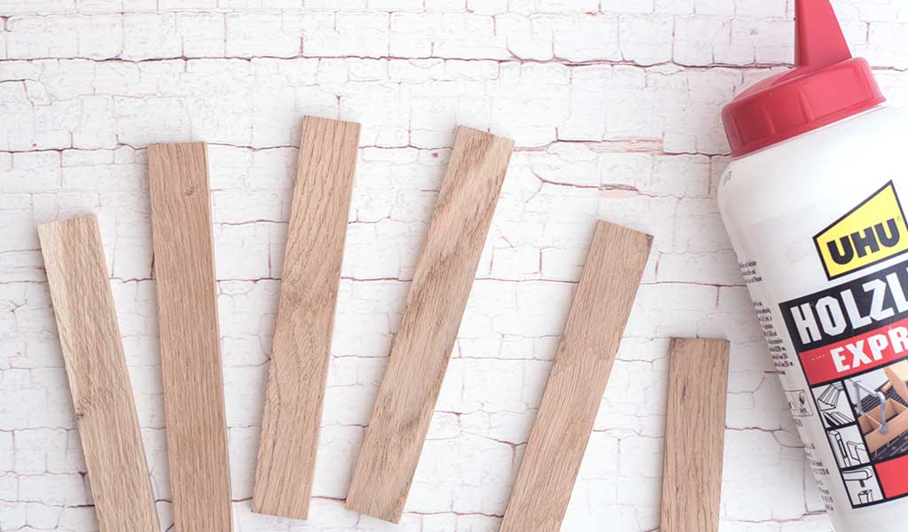 Easy Sticks für den Boden des Ostergarten verwenden