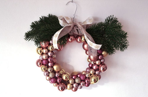 DIY Weihnachtskranz zum Verschenken